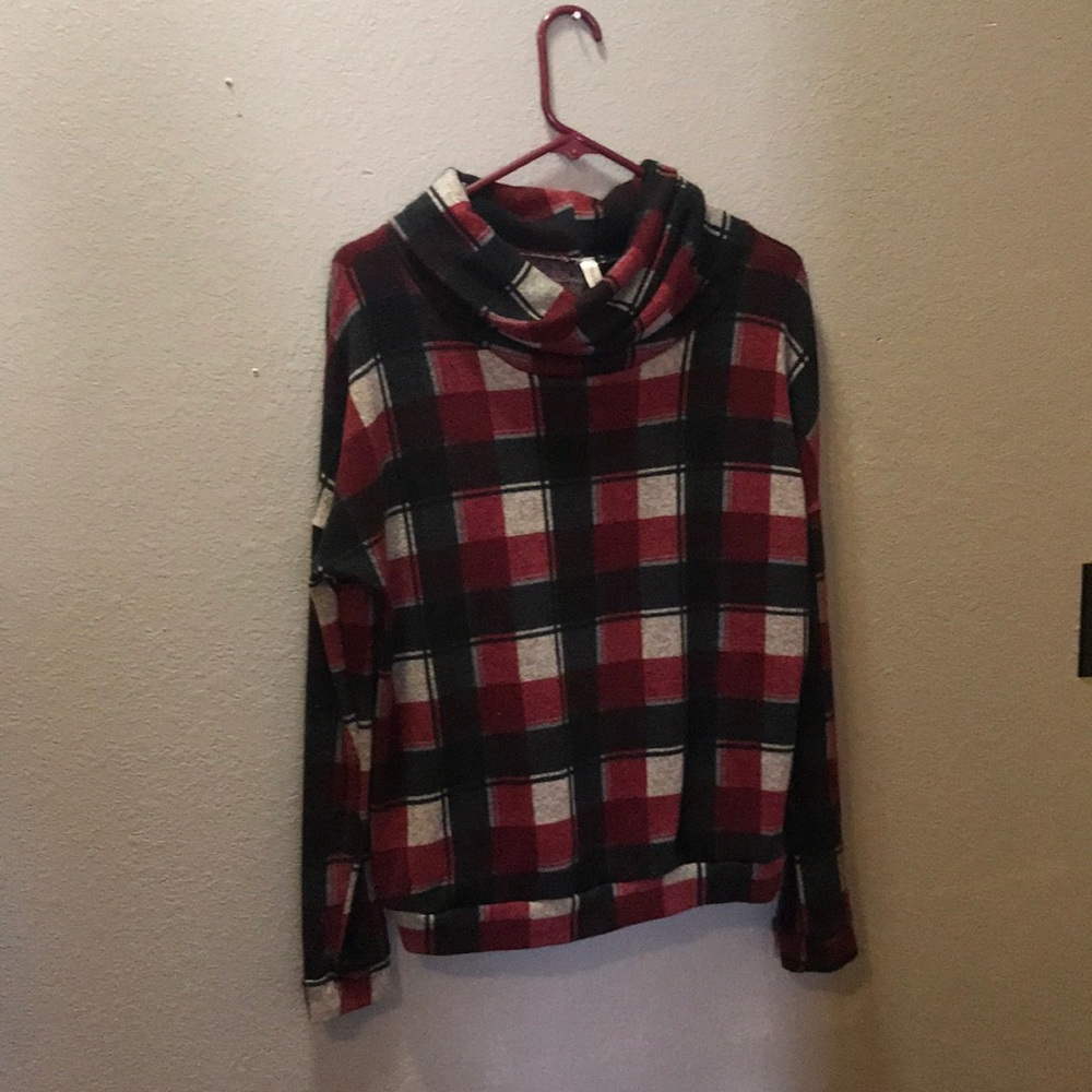 Plaid sweater